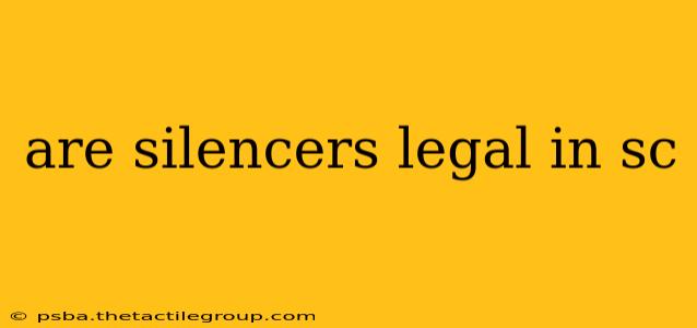 are silencers legal in sc