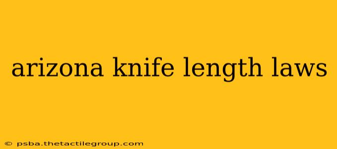 arizona knife length laws