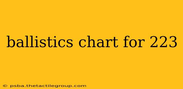 ballistics chart for 223