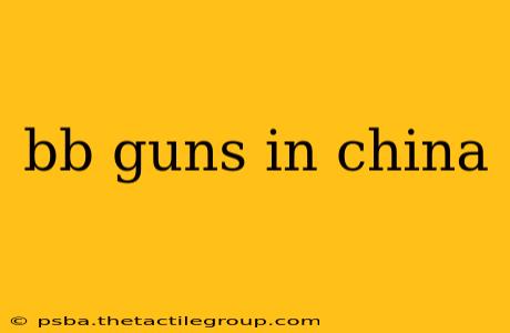 bb guns in china