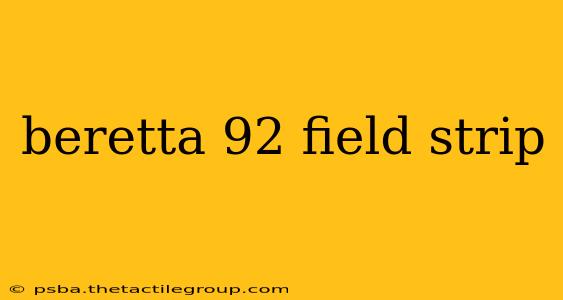 beretta 92 field strip