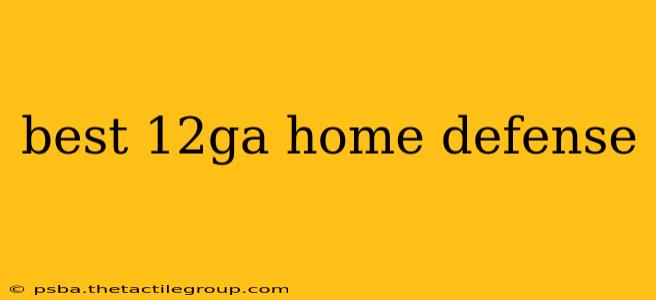 best 12ga home defense