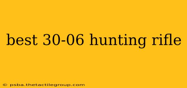 best 30-06 hunting rifle