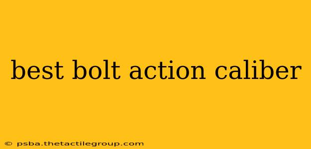 best bolt action caliber