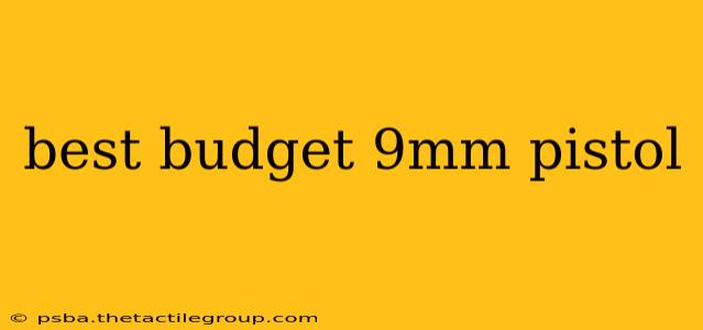 best budget 9mm pistol