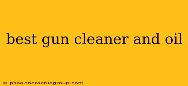 best gun cleaner and oil