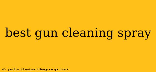 best gun cleaning spray