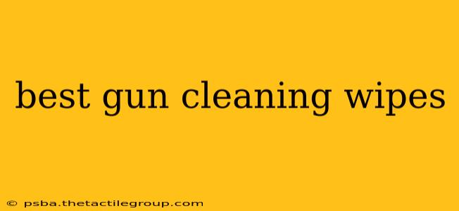 best gun cleaning wipes