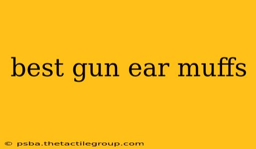 best gun ear muffs