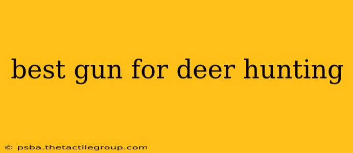 best gun for deer hunting