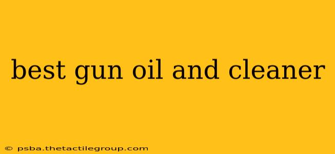 best gun oil and cleaner