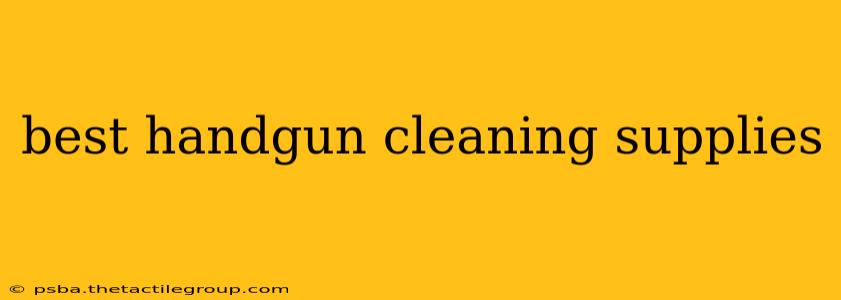 best handgun cleaning supplies