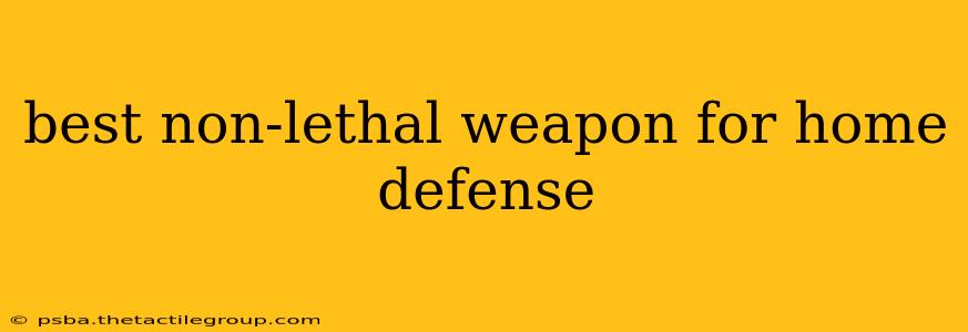 best non-lethal weapon for home defense