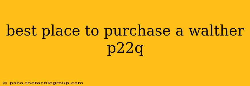 best place to purchase a walther p22q