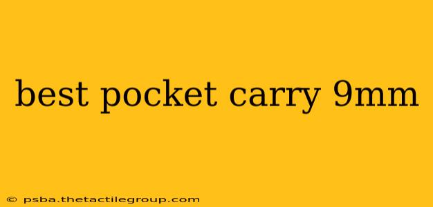 best pocket carry 9mm