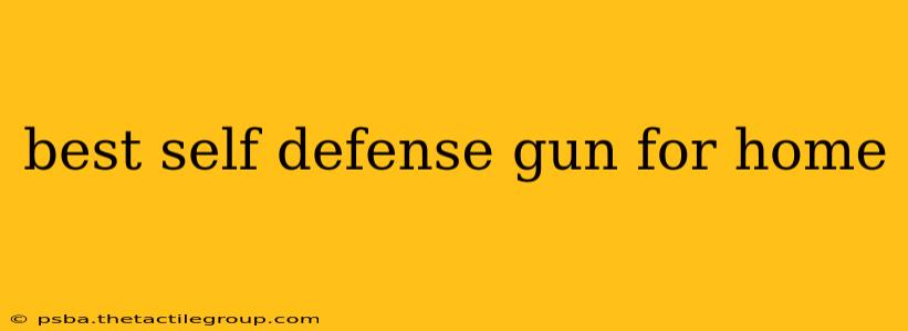 best self defense gun for home