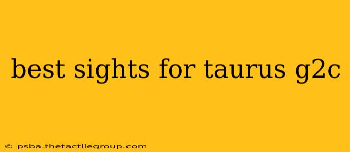 best sights for taurus g2c