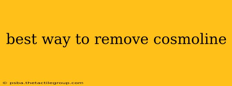 best way to remove cosmoline