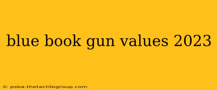 blue book gun values 2023