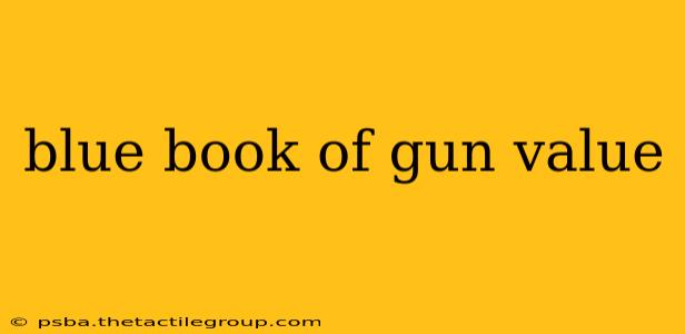 blue book of gun value