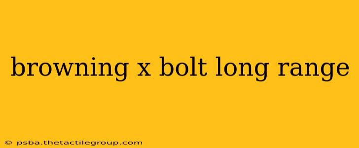 browning x bolt long range