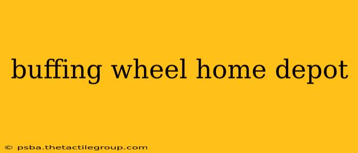 buffing wheel home depot