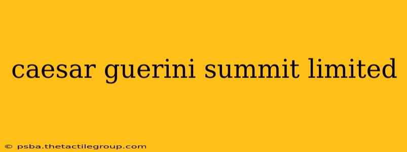 caesar guerini summit limited