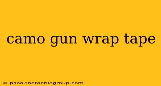 camo gun wrap tape