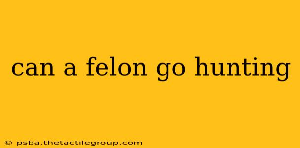 can a felon go hunting