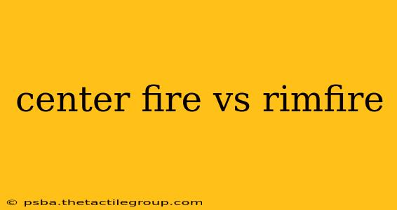 center fire vs rimfire