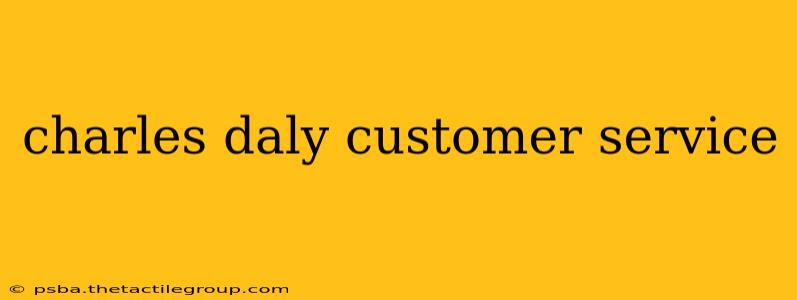 charles daly customer service