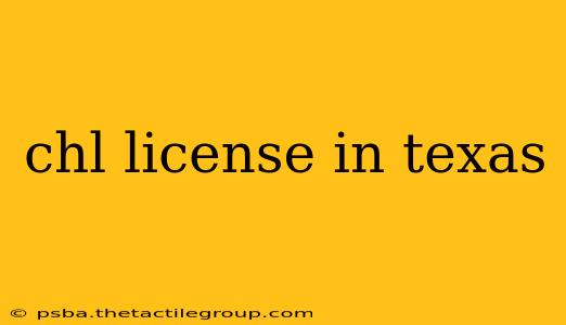 chl license in texas