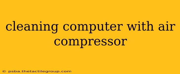 cleaning computer with air compressor