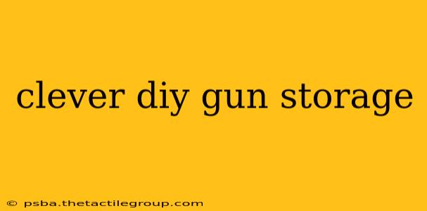 clever diy gun storage