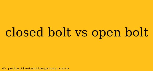 closed bolt vs open bolt