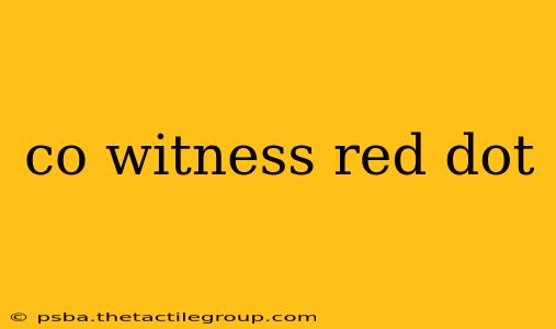 co witness red dot