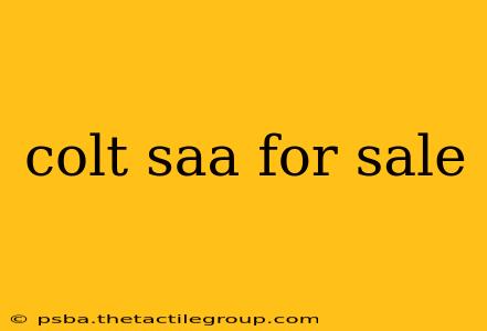 colt saa for sale