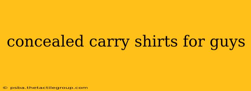 concealed carry shirts for guys