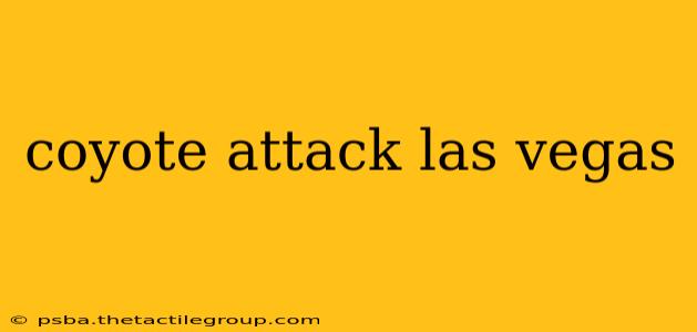 coyote attack las vegas