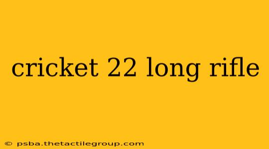 cricket 22 long rifle