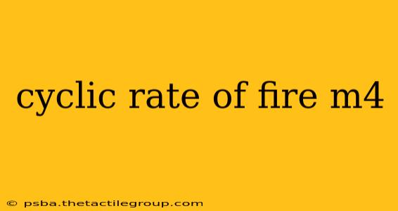 cyclic rate of fire m4