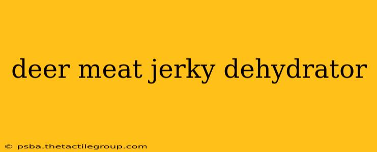 deer meat jerky dehydrator