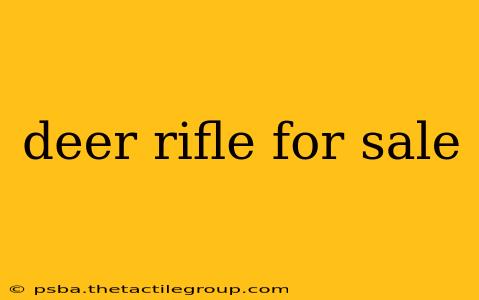 deer rifle for sale