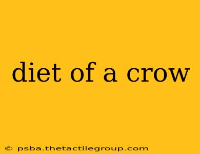 diet of a crow