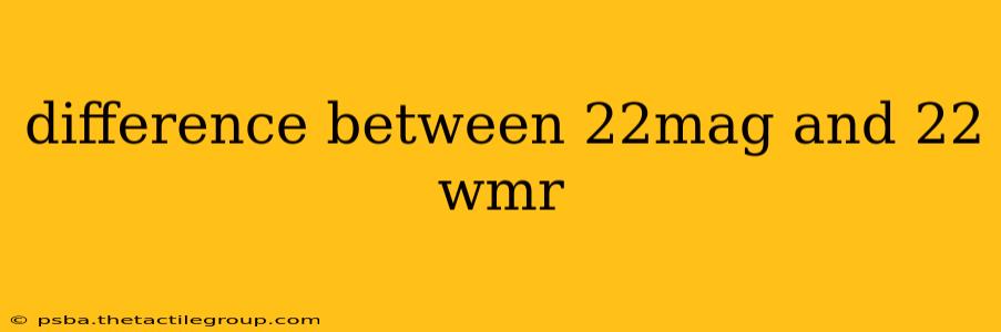 difference between 22mag and 22 wmr