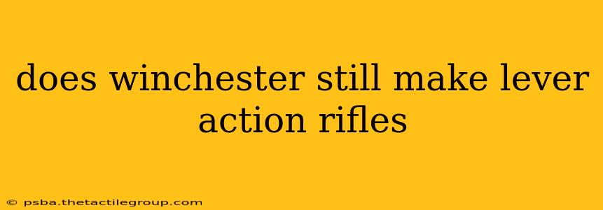 does winchester still make lever action rifles