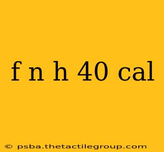 f n h 40 cal