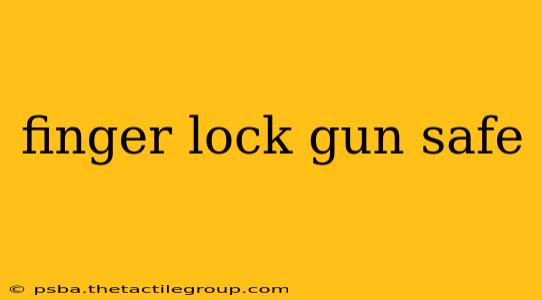 finger lock gun safe