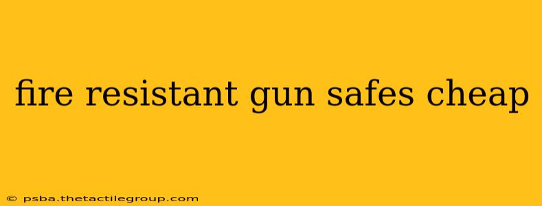 fire resistant gun safes cheap