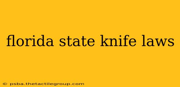 florida state knife laws